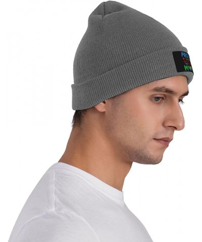 Prouds Autism Beanies Hats for Guys, Beanie for Men Women, Knit Hat for Men, Winter Hats for Men Black Deep Heather $11.54 Sk...