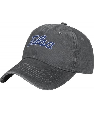 University of Tulsa Cowboy Hats，Unisex Adjustable for Hat Baseball Cap Casquette Deep Heather $13.74 Cowboy Hats