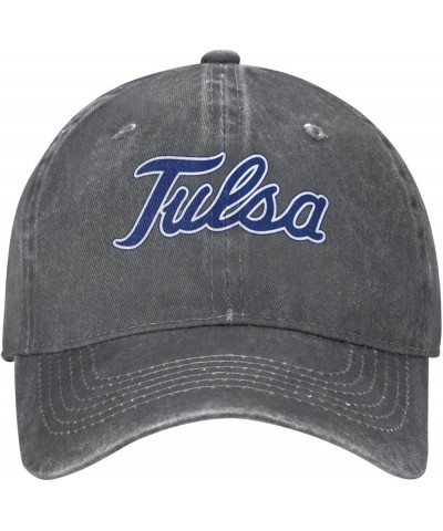 University of Tulsa Cowboy Hats，Unisex Adjustable for Hat Baseball Cap Casquette Deep Heather $13.74 Cowboy Hats