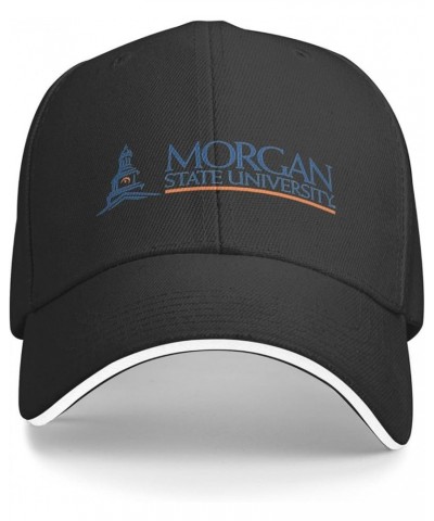 Morgan State University Logo Unisex Classic Hat Adjustable Fashion Casquette for Men Women Black $13.68 Baseball Caps