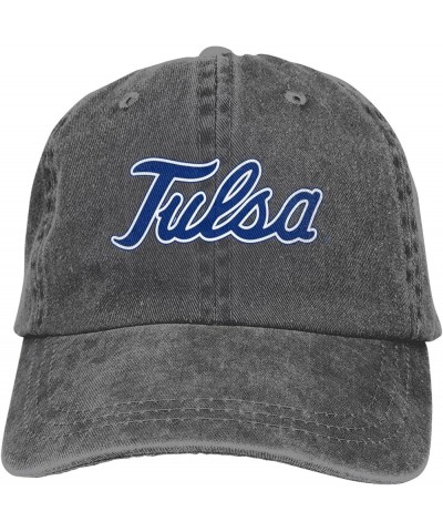 University of Tulsa Cowboy Hats，Unisex Adjustable for Hat Baseball Cap Casquette Deep Heather $13.74 Cowboy Hats