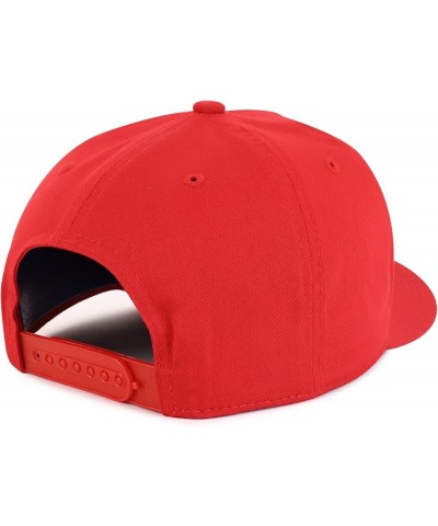 Sloth Embroidered Patch Structured 5 Panel Pro Style Baseball Cap Red $11.50 Baseball Caps