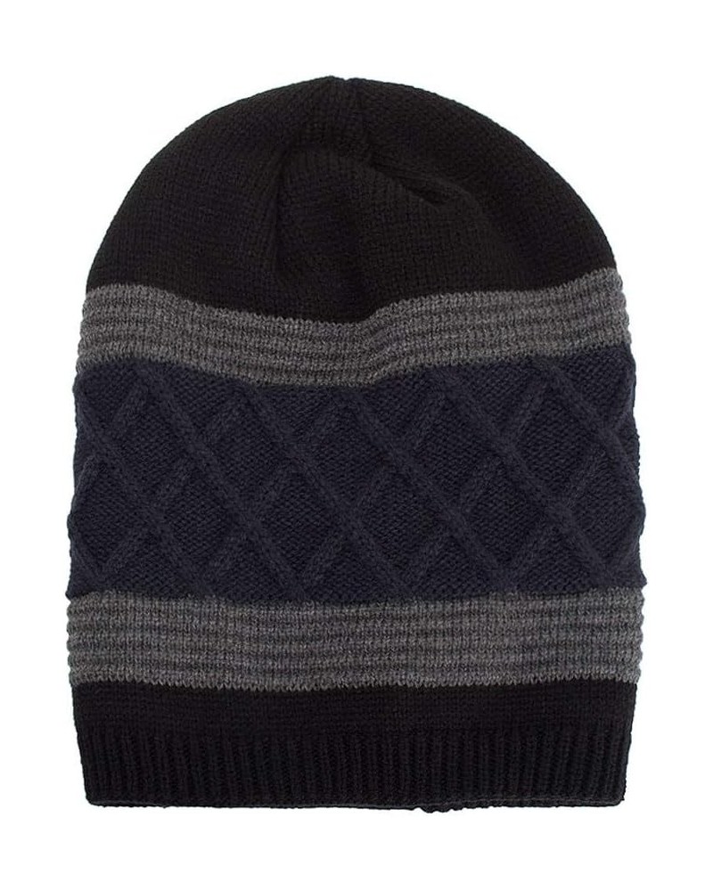 Beanie Hats for Men Women Warm Winter Knit Cuffed Beanie Unisex Gifts Cap for Men Women 2-black $7.46 Skullies & Beanies