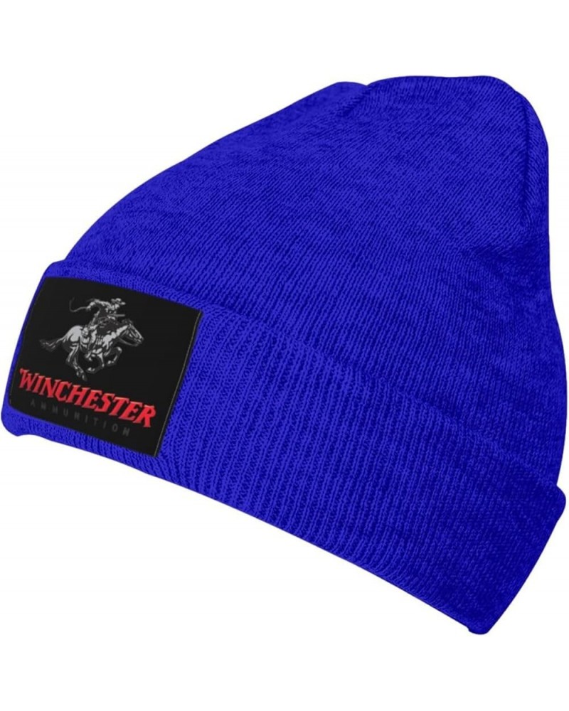 Winchester Classic Warm Winter Knit Cap Fleece Lined Beanie Hat Blue $7.27 Skullies & Beanies