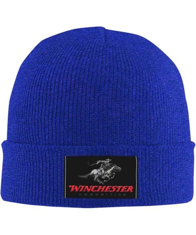 Winchester Classic Warm Winter Knit Cap Fleece Lined Beanie Hat Blue $7.27 Skullies & Beanies