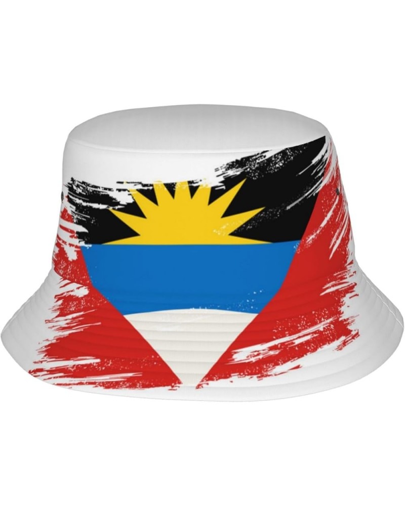 Antigua and Barbuda Bucket Hat Fisherman Hat Flag Sun Hats Antigua and Barbuda Flag Caps Antigua and Barbuda Flag 02 $9.02 Bu...