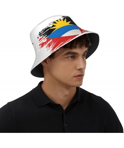 Antigua and Barbuda Bucket Hat Fisherman Hat Flag Sun Hats Antigua and Barbuda Flag Caps Antigua and Barbuda Flag 02 $9.02 Bu...