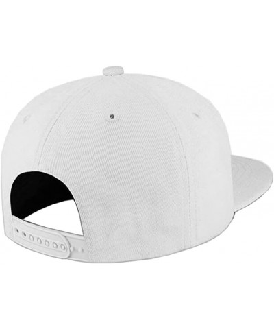 2 Pieces Custom Logo&Text Snapback Embroidered Hat for Men Women Adjustable Outdoor White $18.89 Baseball Caps