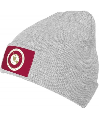 South Florida Institute of Technology Logo Stretch Beanie Knit Hat for Men Women Winter Fall Spring Warm Cap Gray $10.88 Skul...