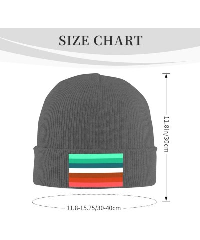 Omnisexual Pride Cozy Knitted Hat for Winter - Warm Comfort Black Deep Heather $11.68 Skullies & Beanies