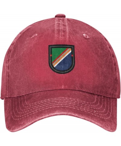 1 Bn 75 Ranger Regiment Beret Flash.SVG Baseball Cap for Men Women Hats Adjustable Vintage Cowboy Hat Sun Hat Red $9.76 Berets