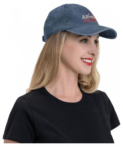 America Retro Baseball Cap Women Men Baseball Cap Truck Dad Hats Navy Blue $9.57 Baseball Caps