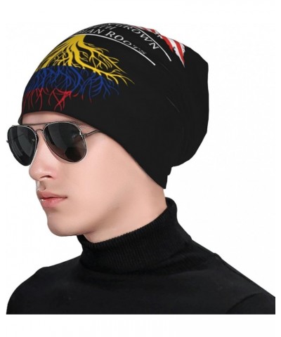 American Grown with Tigray Region Roots Beanie Hat for Men/Women Elasticity Winter Skull Cap Warm Soft Knit Hat American Grow...