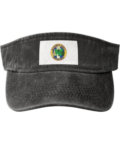 Alexander County Flag Sun Visor Hats for Women Men Sun Hat Vintage Golf Hat Adjustable Baseball Cap Black $14.86 Visors