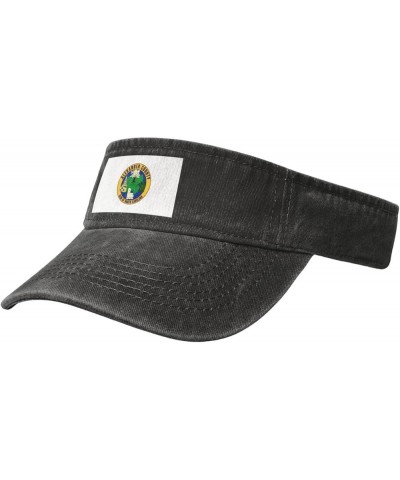 Alexander County Flag Sun Visor Hats for Women Men Sun Hat Vintage Golf Hat Adjustable Baseball Cap Black $14.86 Visors