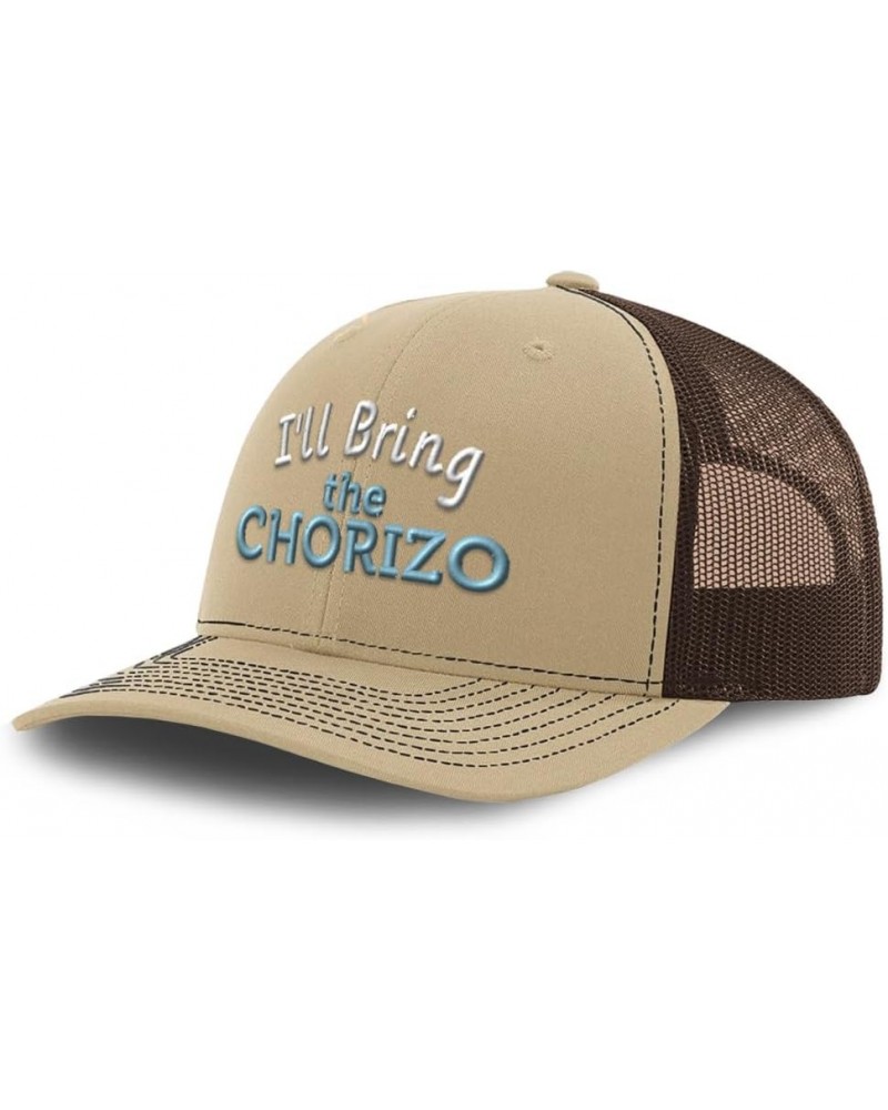 Richardson Trucker Hat I'll Bring The Chorizo Polyester Baseball Cap Khaki Coffee $20.64 Baseball Caps