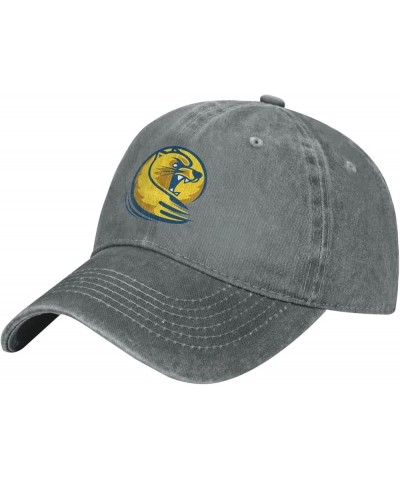 Lander University Logo Cowboy Hats，Unisex Adjustable for Hat Baseball Cap Casquette Gray $14.74 Cowboy Hats