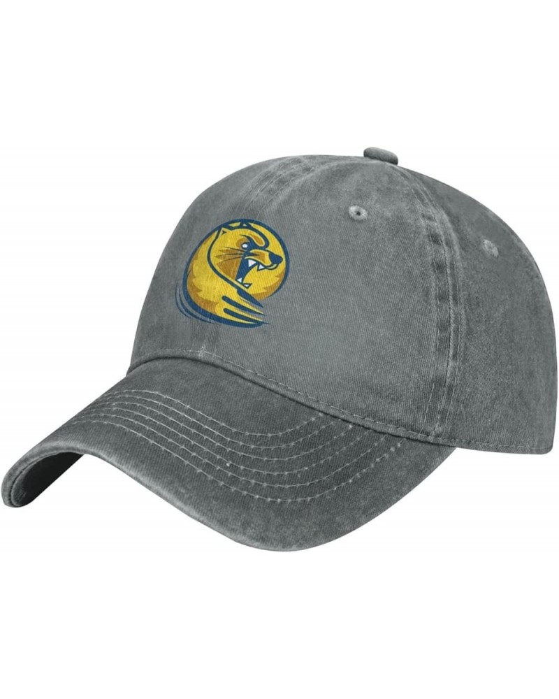 Lander University Logo Cowboy Hats，Unisex Adjustable for Hat Baseball Cap Casquette Gray $14.74 Cowboy Hats