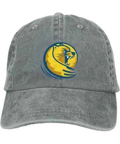 Lander University Logo Cowboy Hats，Unisex Adjustable for Hat Baseball Cap Casquette Gray $14.74 Cowboy Hats