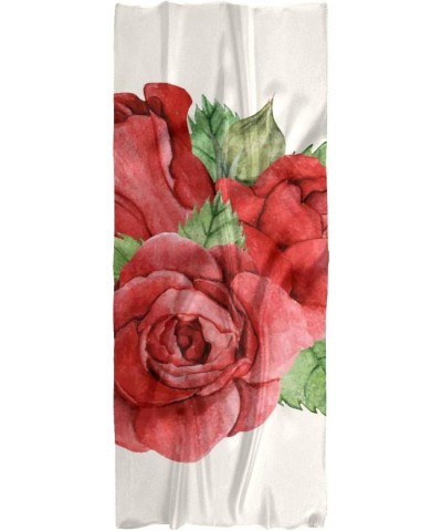 Scarf for Women Lightweight Spring Fall Winter Scarves Shawl Wraps Red Rose $14.03 Scarves