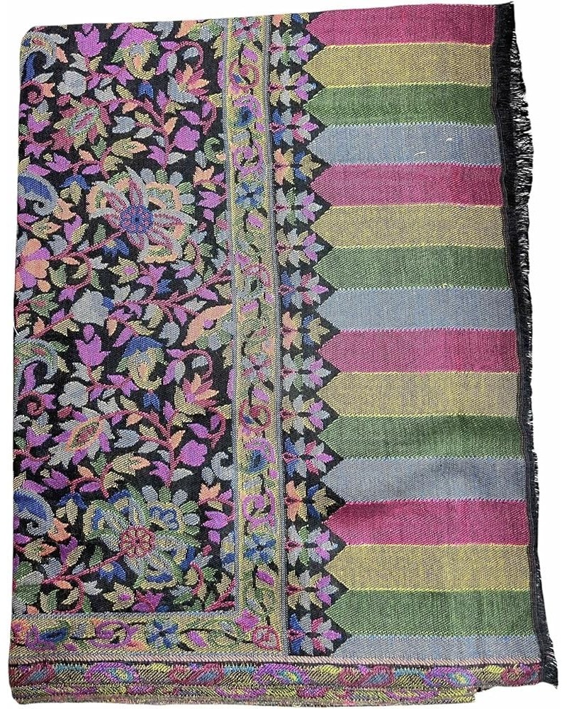 Scarves for Women Modal Scarf Unique Floral Prints Accessory for Summer/Spring Sadle Black $25.71 Scarves