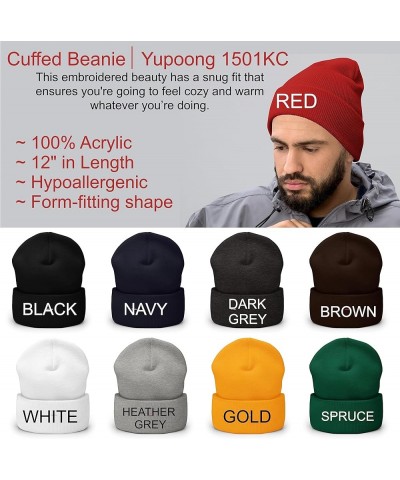 Beanie Hat End The Deep State Hat for Men Women Black $16.31 Skullies & Beanies