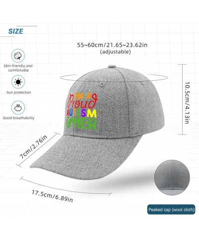 Baseball Hat I'm A Proud Autism Gamer Dad Cap for Teen Vintage Camo Snapbacks for Gifts Pale $9.69 Baseball Caps