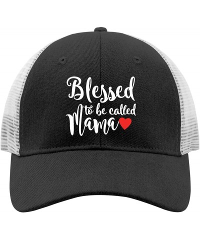 Blessed to Be Called Mama Sun Hat Woman Hat AllBlack Mens Hats and Caps Gifts for Dad Beach Hats Allblack $10.56 Sun Hats