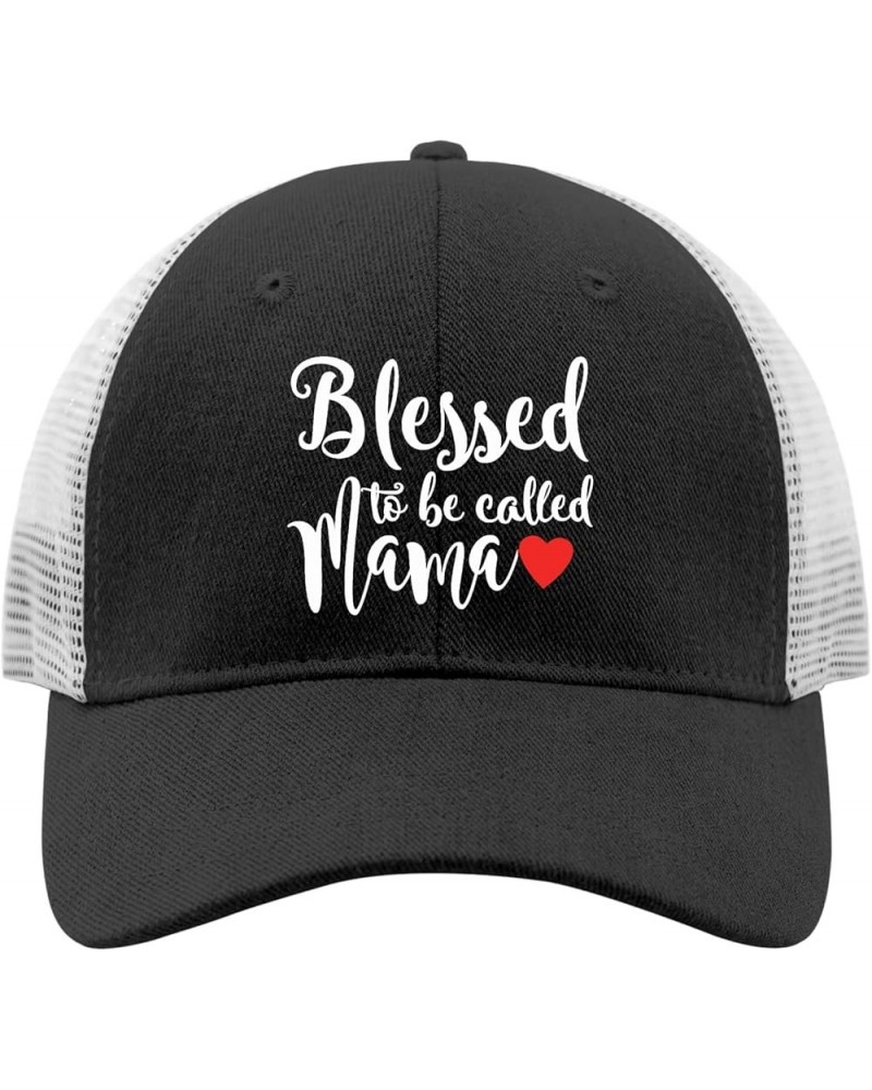 Blessed to Be Called Mama Sun Hat Woman Hat AllBlack Mens Hats and Caps Gifts for Dad Beach Hats Allblack $10.56 Sun Hats