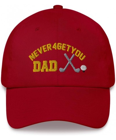 Golf Dad Hat Cranberry $25.43 Baseball Caps