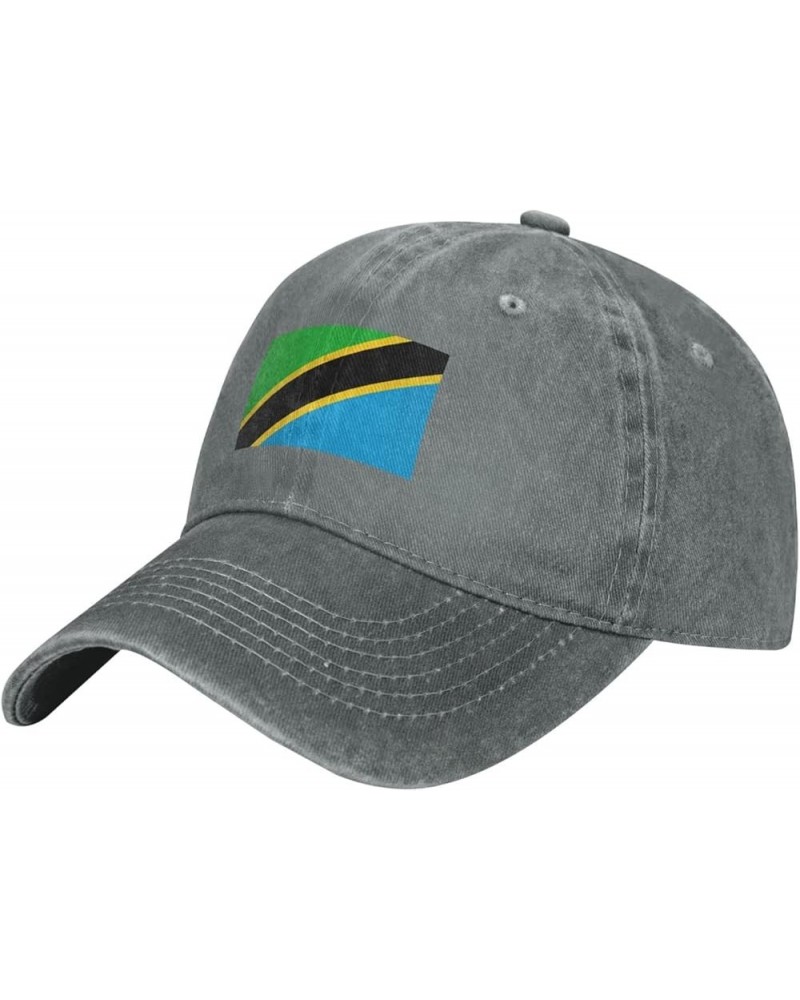 Flag of Tanzania Baseball Caps Unisex Cowboy Hat Casquette Cap Vintage Adjustable Fashion Gray $13.69 Baseball Caps