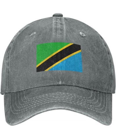 Flag of Tanzania Baseball Caps Unisex Cowboy Hat Casquette Cap Vintage Adjustable Fashion Gray $13.69 Baseball Caps