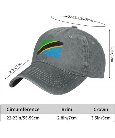 Flag of Tanzania Baseball Caps Unisex Cowboy Hat Casquette Cap Vintage Adjustable Fashion Gray $13.69 Baseball Caps