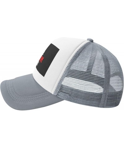 Custom Hat Design Your Own Hat Unisex Custom Hat Fashion Personalized Trucker Hat Gray $8.73 Baseball Caps