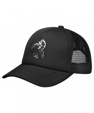 Gustavo Singer Cerati Mesh Hat Baseball Cap Adjustable Snapback Trucker Cap for Men Women Black $9.45 Baseball Caps