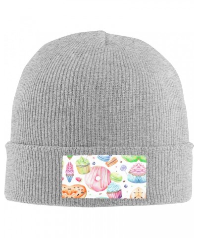 Cupcakes Donuts Muffins Sugar Luxurious Velvet Patch Design,Knitted Wool Hat,Ideal for Sporty & Outdoor Activities $14.25 Sku...