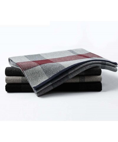 Cashmere Men's Scarf Casual Plaid Scarf Outdoor Warm Men's Scarf (Color : 4, Size : 30cmX180cm) 30cmX180cm 4 $32.27 Scarves