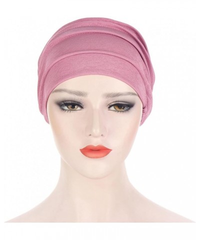 Turbans for Women Head Wraps for Women Hijab Undercap Women's Hats Caps Toe Caps Pleated Muslim Pile Baseball Caps White $17....