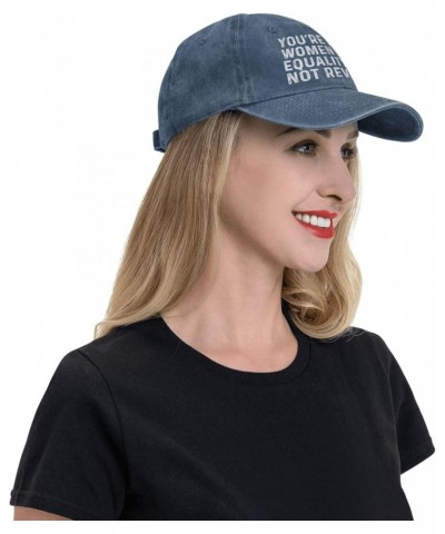 You're Lucky Women Want Equality and Not Revenge Hat for Men Baseball Caps Vintage Hat Navy Blue $11.79 Baseball Caps