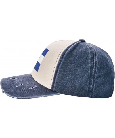 Honduras Flag Upgrade Your Style with Funny Adjustable Cotton Baseball Caps for Men and Women Navy Blue $9.49 Baseball Caps