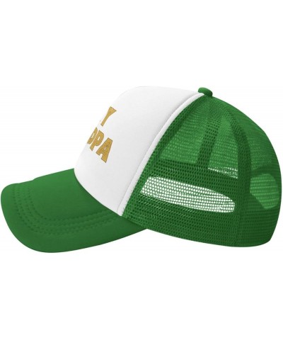 Foxys-Grandpa Hat Black Baseball Cap Men Women Trucker Hat Green $17.96 Baseball Caps