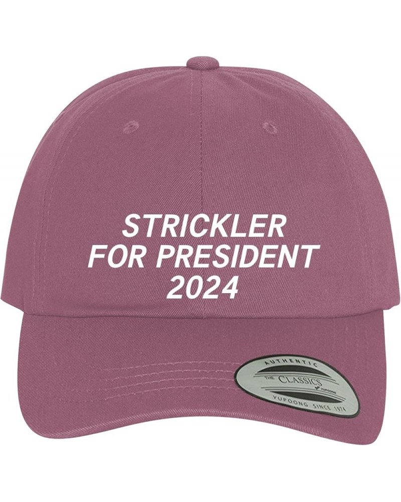 Strickler for President 2024 - Comfortable Dad Hat Baseball Cap Pink $15.88 Baseball Caps