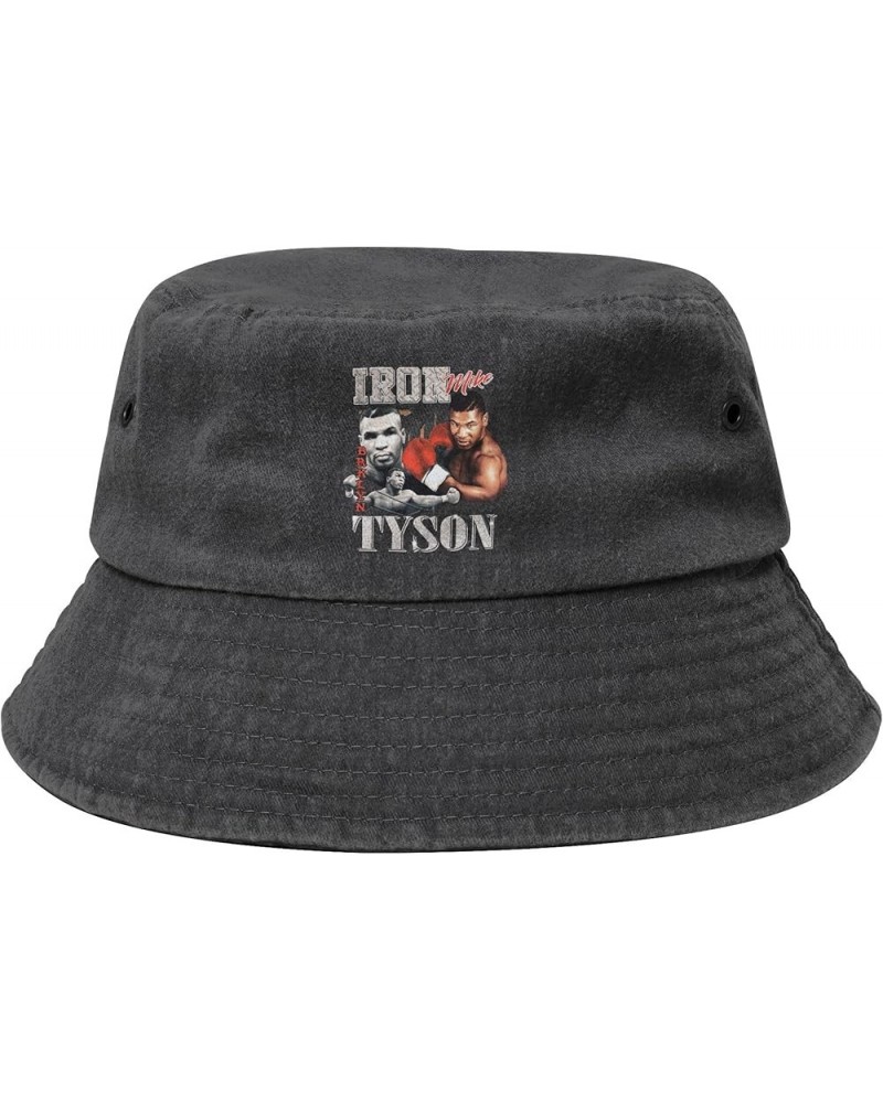 Unisex Fashion Printing Bucket Hat Washed Cotton Sun Fisherman Cap Outdoor Headwear for Women Men Black $14.84 Bucket Hats