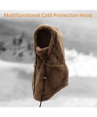 Sherpa Hood,Balaclava Ski Mask,Balaclava Heavyweight Fleece Cold Weather Face and Neck Mask,Warm Face Cover Hat Cap Khaki $9....