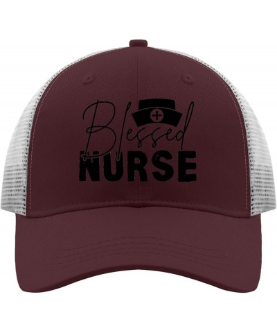 be Used Nurse Hats Runners hat Apricot Sun hat Men Gifts for Him Sun Hats Chestnut Red $10.10 Baseball Caps