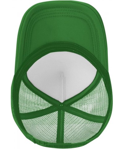 Custom Hat Design Your Own Hat Unisex Custom Hat Fashion Personalized Trucker Hat Green $8.73 Baseball Caps