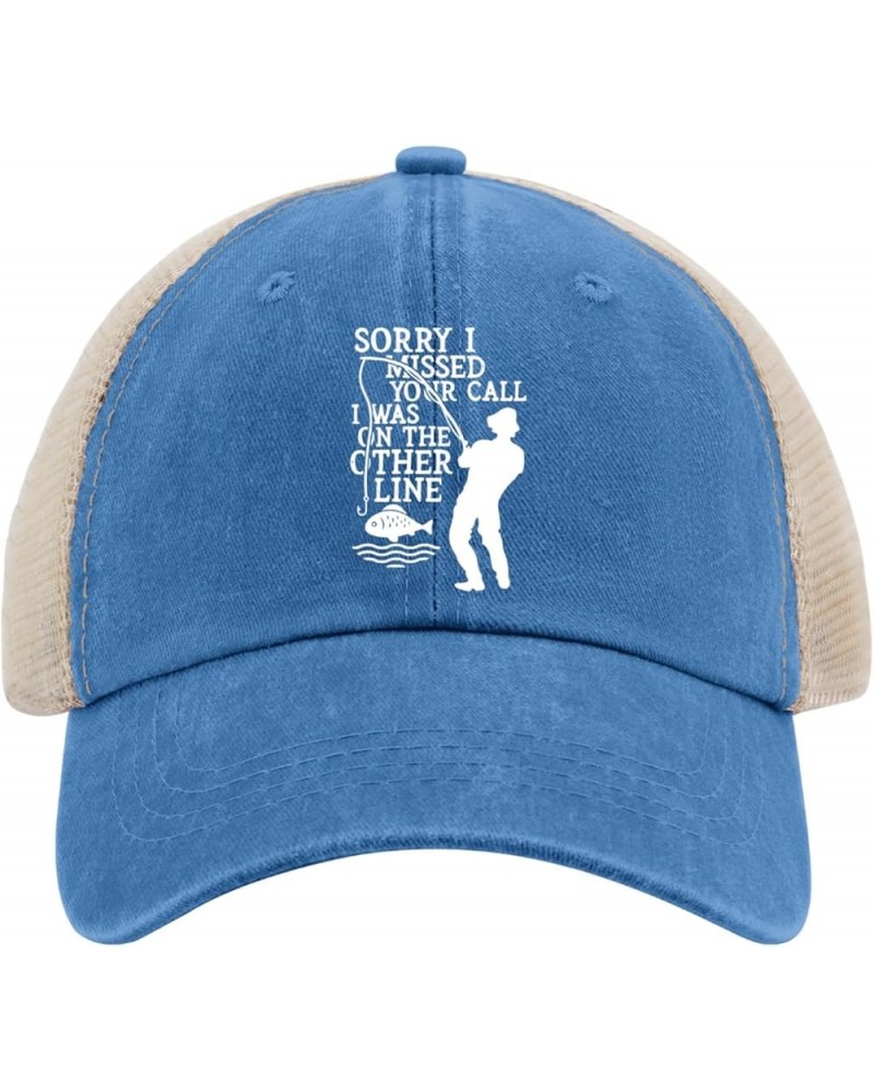 Sorry Can't Talk I'm On My Other Line Baseball Cap Hunting Hat AllBlack Mens Baseball Cap Gifts for Women Beach Cap Lake Blue...