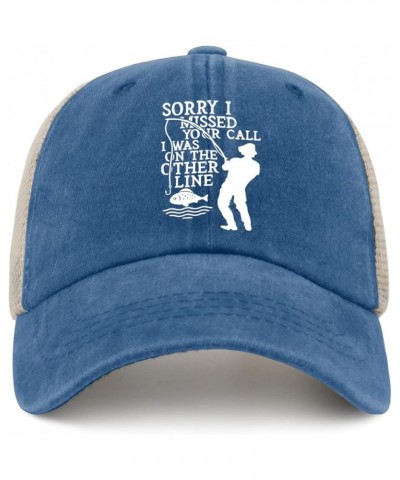 Sorry Can't Talk I'm On My Other Line Baseball Cap Hunting Hat AllBlack Mens Baseball Cap Gifts for Women Beach Cap Lake Blue...