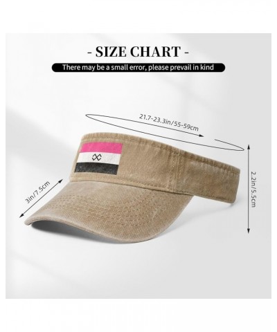 Flag of The Moksha People Sun Visor Hats for Women Men Adjustable Sports Sun Hats Cotton Golf Cap Natural $12.14 Visors