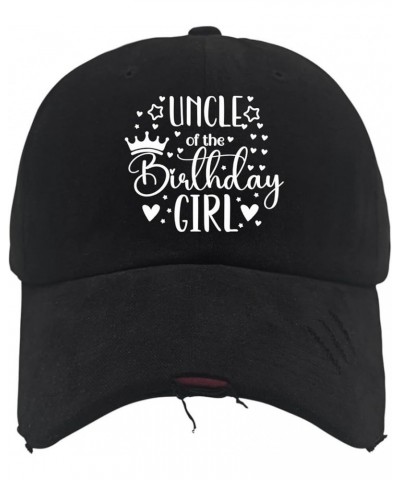 Uncle of The Birthday Cowgirl Rodeo Party B-Day Girl Party Cap Gym hat AllBlack Gifts for Her Golf Hats Allblack $12.38 Cowbo...